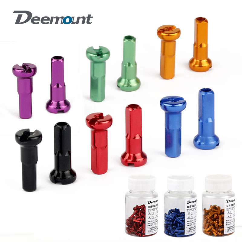Spoke Nipple Brass - ฝาครอบไฟติดล้อจักรยานทองแดงอะลูมินัมอัลลอยสำหรับจักรยานเสือหมอบ MTB แบบกลึง CNC ขนาด14กรัมจุกหัวนมมีความสูง14/12/16มม. อุปกรณ์รถจักรยาน