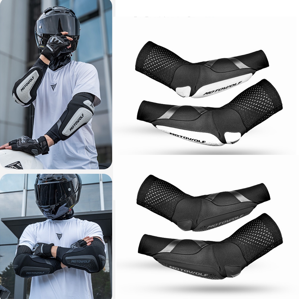 แผ่นป้องกันข้อศอกสำหรับมอเตอร์ - Mountain Biking Elbow Pads บทวิจารณ์และราคา