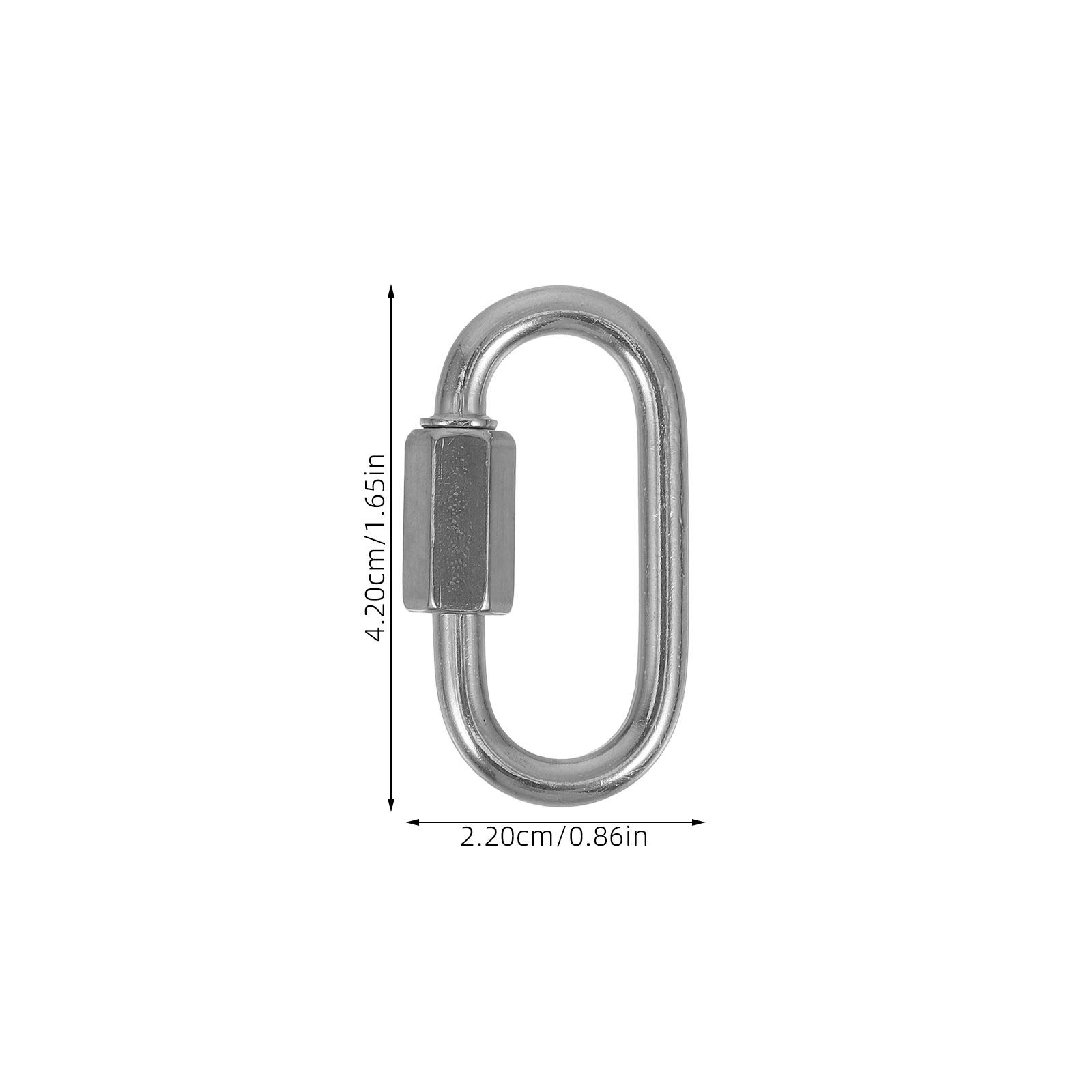 6 ชิ้น ข้อต่อโซ่สแตนเลสแบบล็อค - Chain Quick Link บทวิจารณ์และราคา
